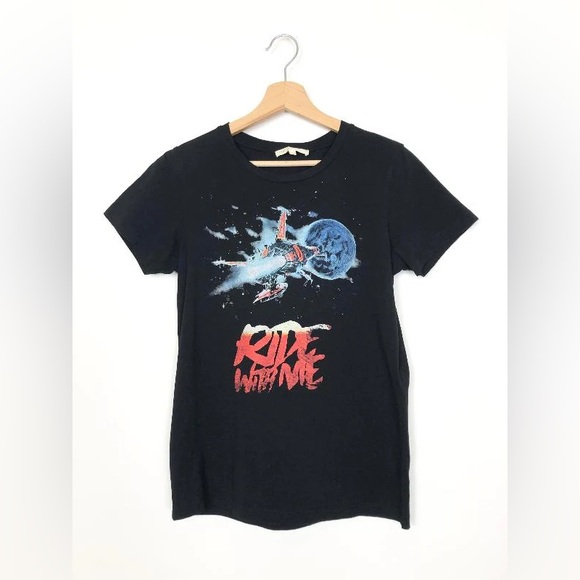 Maje x Graphic Print Tee x Size 1 - Picture 4 of 9